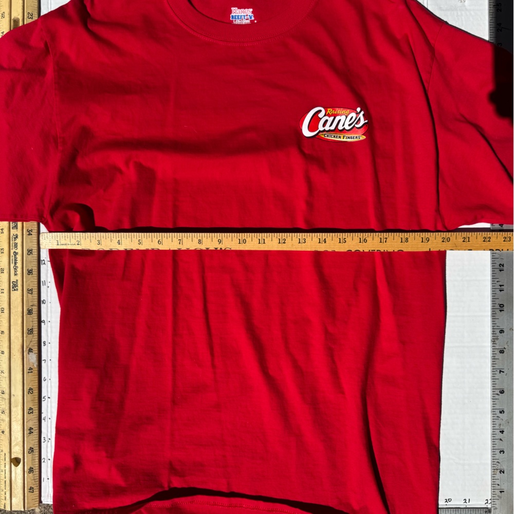Raising Cane's Red T-Shirt large